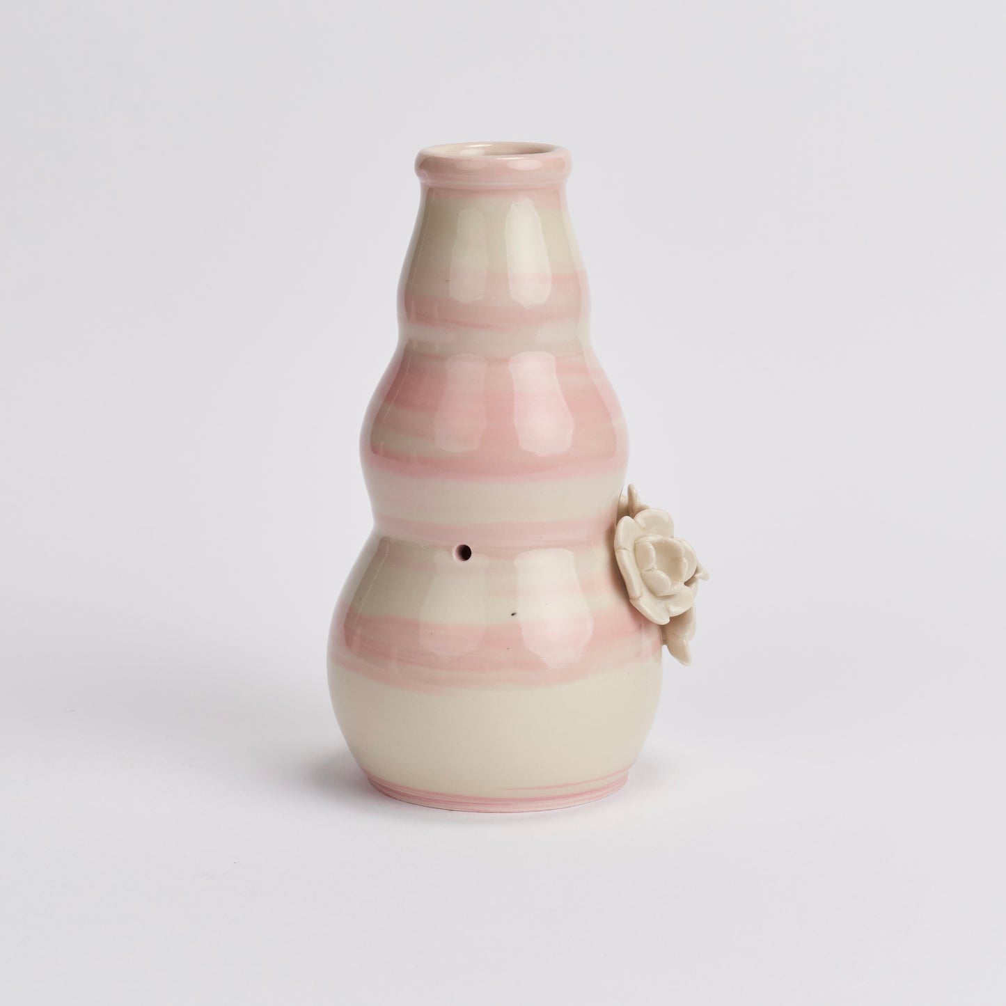 Pink Marble Bubbler No.2